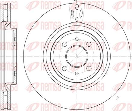 Remsa 61151.10 - Bremžu diski www.autospares.lv