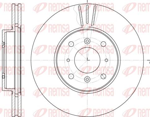 Remsa 61153.10 - Bremžu diski www.autospares.lv