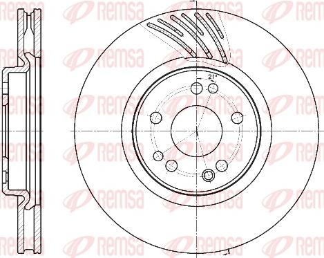 Remsa 61152.11 - Bremžu diski www.autospares.lv