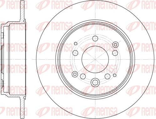 Remsa 61157.00 - Bremžu diski www.autospares.lv