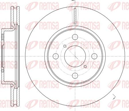 Remsa 61169.10 - Bremžu diski www.autospares.lv