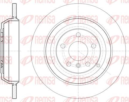 Remsa 61166.00 - Bremžu diski autospares.lv