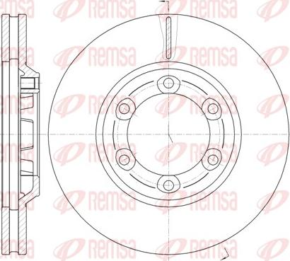 Remsa 61163.10 - Bremžu diski www.autospares.lv