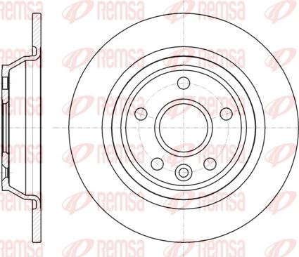 Remsa 61167.00 - Bremžu diski www.autospares.lv