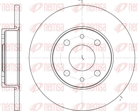 Remsa 6110.01 - Bremžu diski www.autospares.lv