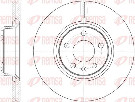 Remsa 61101.10 - Bremžu diski www.autospares.lv