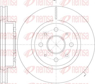 Remsa 61103.10 - Bremžu diski www.autospares.lv