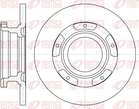 Remsa 61107.00 - Brake Disc www.autospares.lv