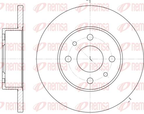 Remsa 6111.00 - Bremžu diski autospares.lv