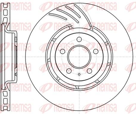 Remsa 61111.10 - Тормозной диск www.autospares.lv