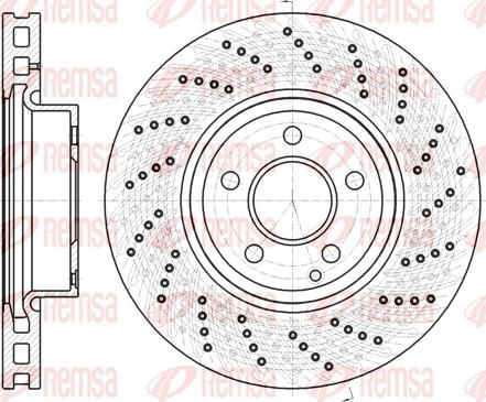 Remsa 61185.10 - Bremžu diski www.autospares.lv