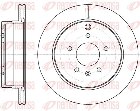 Remsa 61182.10 - Bremžu diski www.autospares.lv