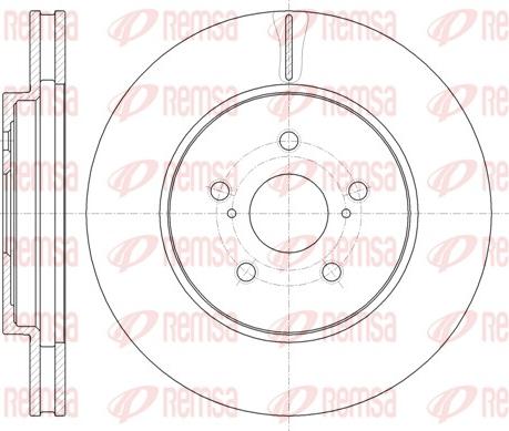 Remsa 61136.10 - Тормозной диск www.autospares.lv