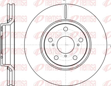 Remsa 61121.10 - Bremžu diski www.autospares.lv