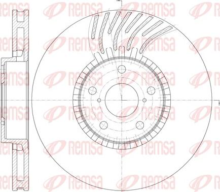 Remsa 61179.11 - Bremžu diski www.autospares.lv