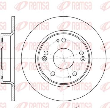 Remsa 61175.00 - Bremžu diski www.autospares.lv