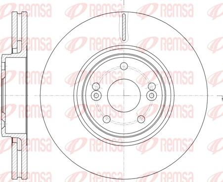 Remsa 61171.10 - Brake Disc www.autospares.lv