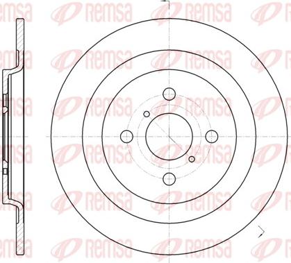 Remsa 61173.00 - Bremžu diski www.autospares.lv