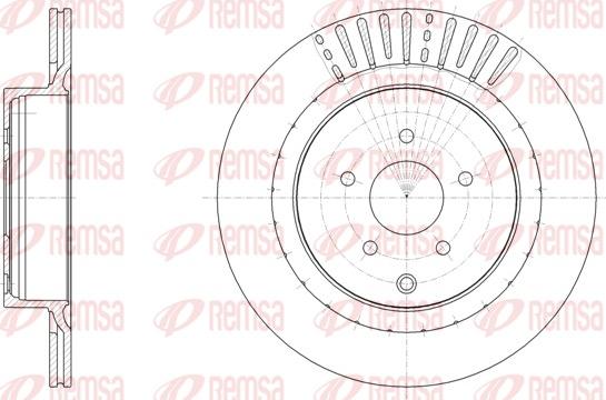 Remsa 61897.10 - Bremžu diski www.autospares.lv