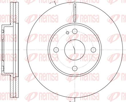 Remsa 6184.10 - Bremžu diski www.autospares.lv