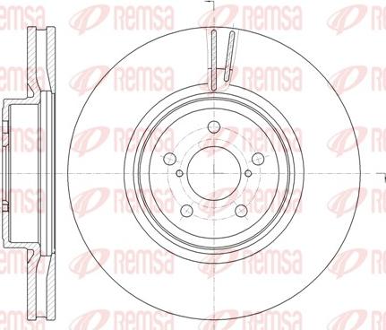 Remsa 61856.10 - Bremžu diski www.autospares.lv