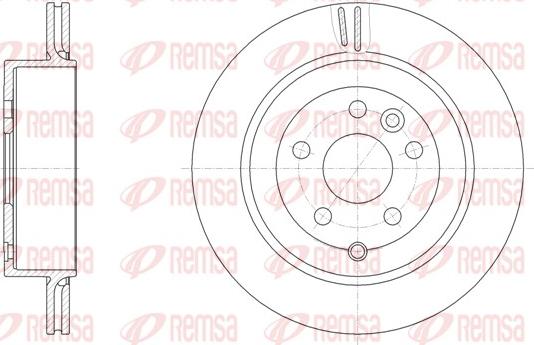 Remsa 61868.10 - Bremžu diski www.autospares.lv