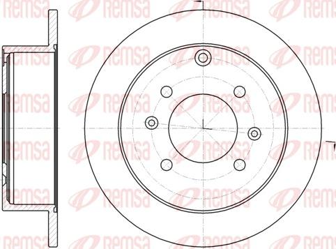 Remsa 61883.00 - Bremžu diski www.autospares.lv