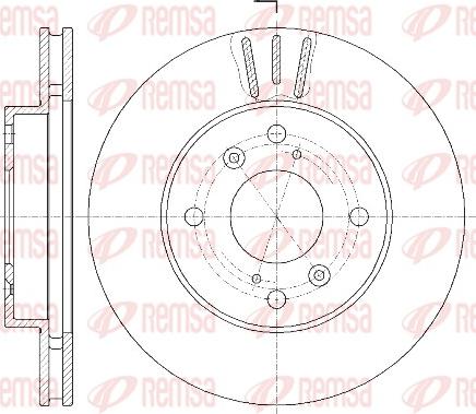 Remsa 61835.10 - Bremžu diski www.autospares.lv