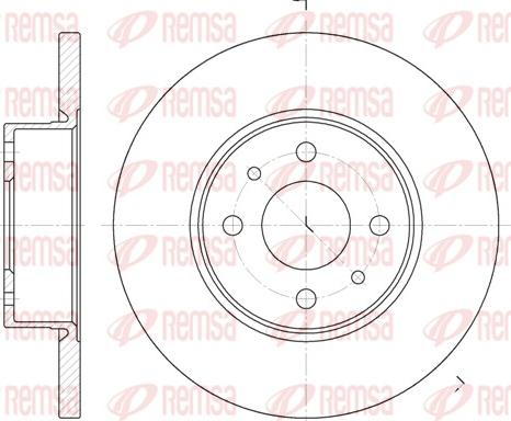 Remsa 6182.00 - Bremžu diski www.autospares.lv