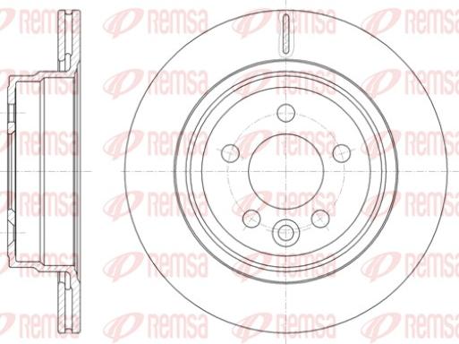 Remsa 61828.10 - Bremžu diski www.autospares.lv