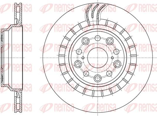 Remsa 61879.10 - Bremžu diski www.autospares.lv