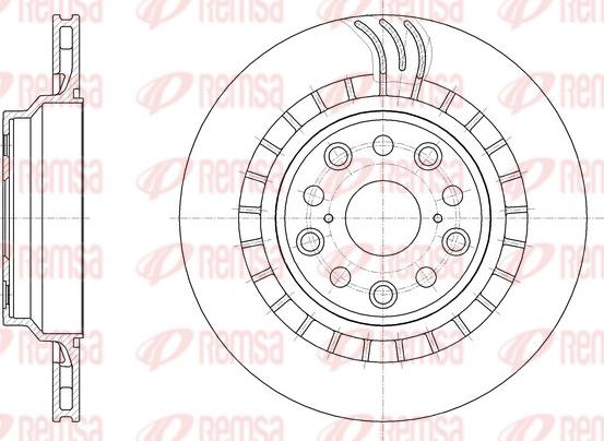 Remsa 61879.11 - Bremžu diski www.autospares.lv