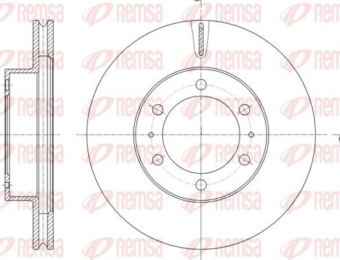 Remsa 61875.10 - Bremžu diski www.autospares.lv