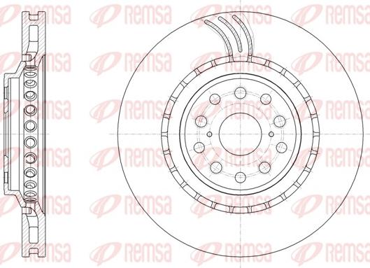 Remsa 61877.10 - Bremžu diski www.autospares.lv