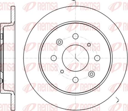 Remsa 61395.00 - Bremžu diski www.autospares.lv