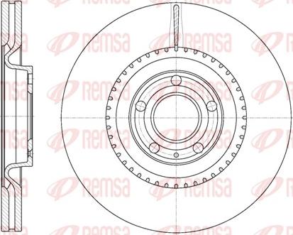 Remsa 61392.10 - Bremžu diski www.autospares.lv