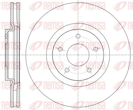 Remsa 61349.10 - Bremžu diski www.autospares.lv