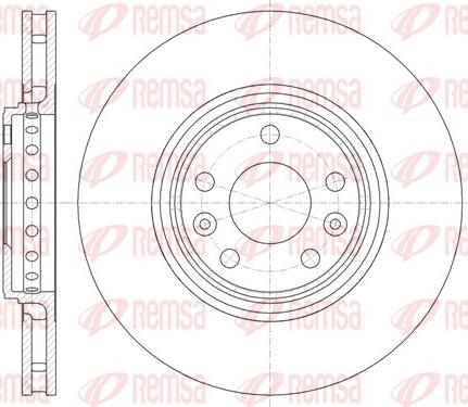 Remsa 61345.10 - Bremžu diski www.autospares.lv