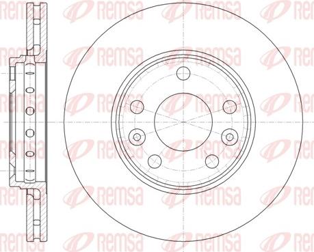 Remsa 61346.10 - Bremžu diski www.autospares.lv