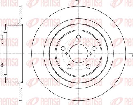 Remsa 61343.00 - Bremžu diski www.autospares.lv