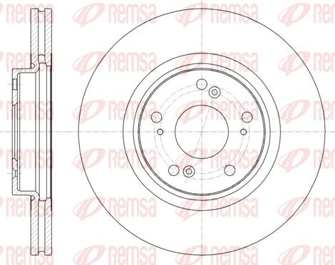 Remsa 61359.10 - Bremžu diski www.autospares.lv