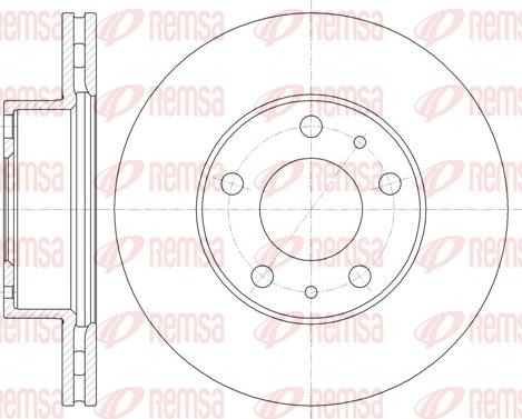 Remsa 61351.10 - Тормозной диск www.autospares.lv