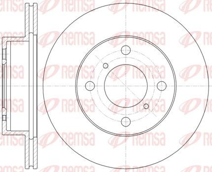 Remsa 61353.10 - Bremžu diski www.autospares.lv