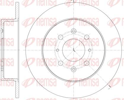 Remsa 61352.00 - Bremžu diski www.autospares.lv