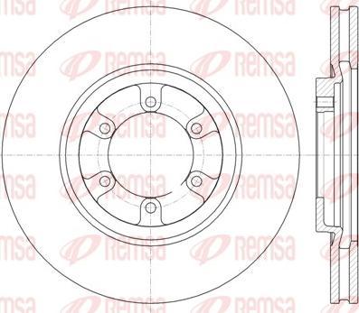 Remsa 61366.10 - Bremžu diski www.autospares.lv