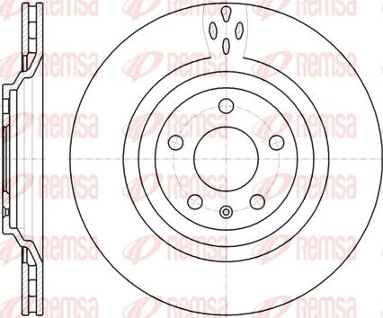 Remsa 61309.10 - Bremžu diski www.autospares.lv