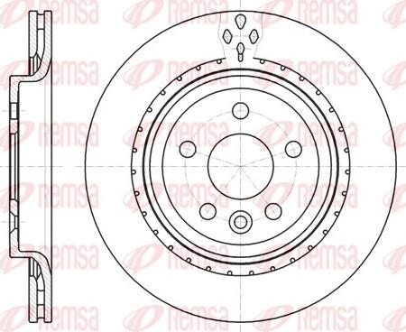 Remsa 61305.10 - Bremžu diski www.autospares.lv