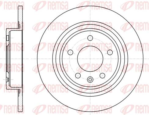 Remsa 61315.00 - Bremžu diski www.autospares.lv