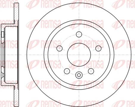 Remsa 61316.00 - Brake Disc www.autospares.lv