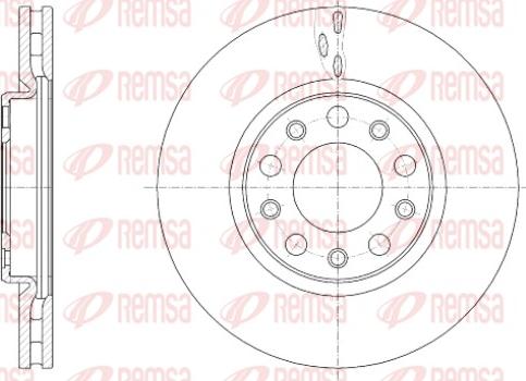 Remsa 61389.10 - Brake Disc www.autospares.lv